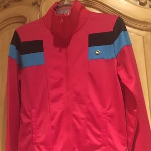 LeTigre Pink Track Jacket (M) Barbie Core